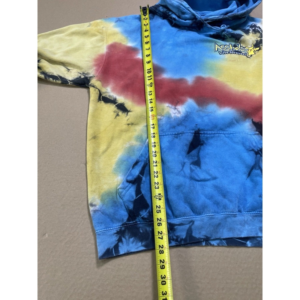 Pikachu Assholes*s Live Forever Pullover Hoodie Men's Size XXL  Linda Finegold - Picture 6 of 9